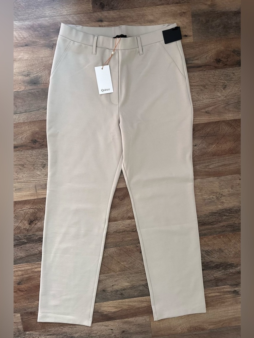 New, Quince Ultra-Stretch Ponte Straight Leg Pants